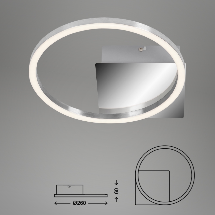 Briloner 3106-018 - Plafón LED regulable FRAMES LED/7,5W/230V