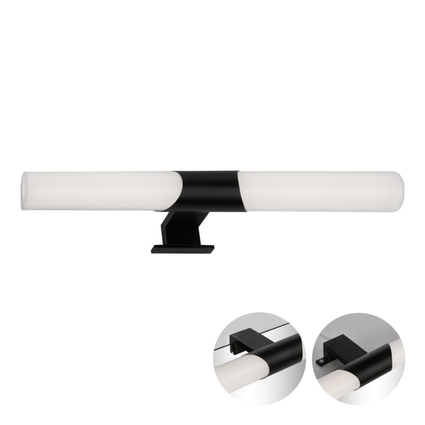Briloner 3113-115 - Iluminación LED para espejos de baño LED/12W/230V IP44 47 cm negro