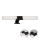 Briloner 3113-115 - Iluminación LED para espejos de baño LED/12W/230V IP44 47 cm negro