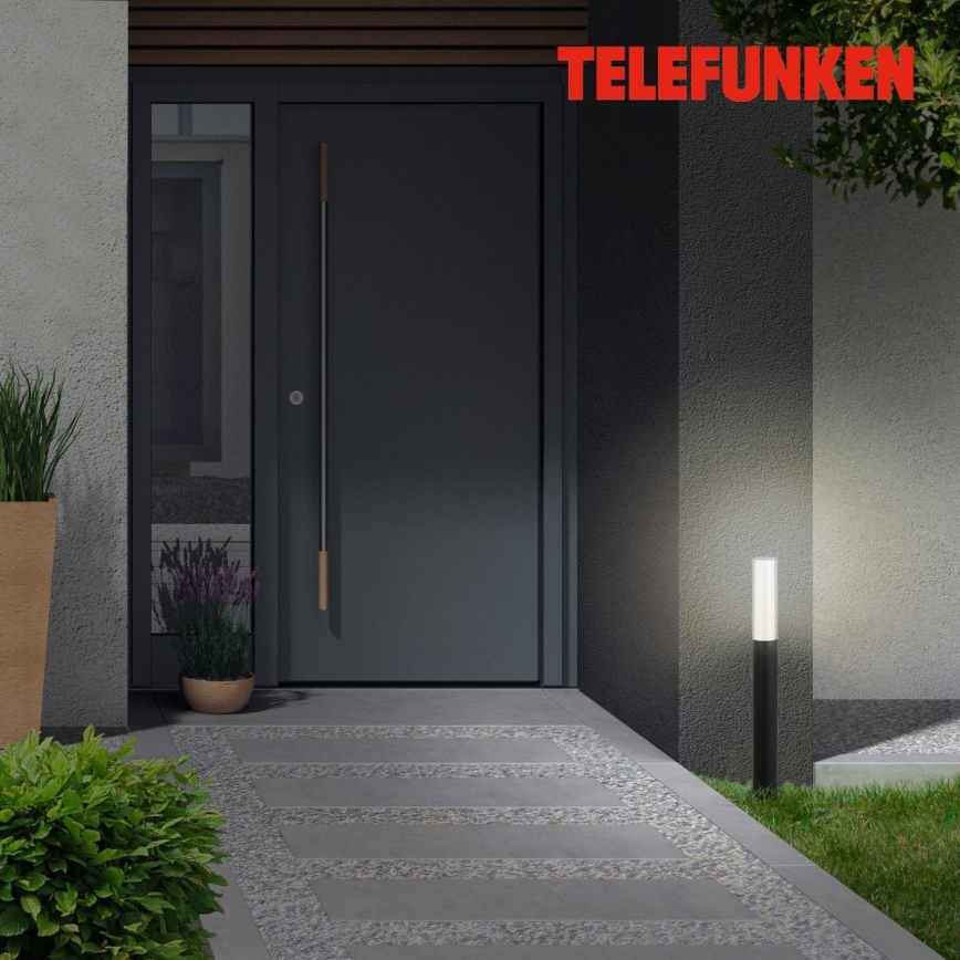 Briloner 311405TF - Lámpara LED de exterior LED/8W/230V IP44 4000K 57 cm negro