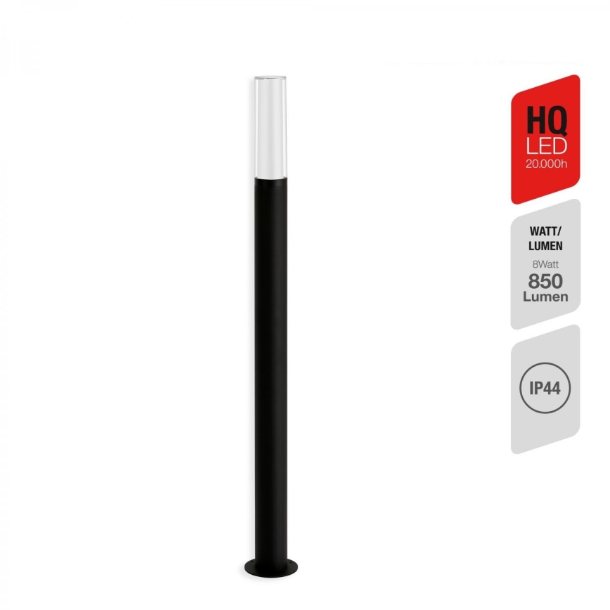 Briloner 311505TF - Lámpara LED de exterior LED/8W/230V IP44 4000K 97 cm negro