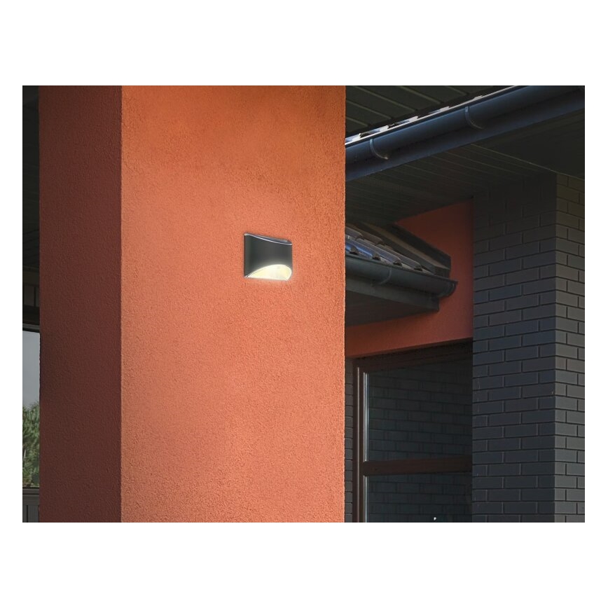 Briloner 3133015 - Aplique LED solar LED/2W/3,7V IP44 3000K
