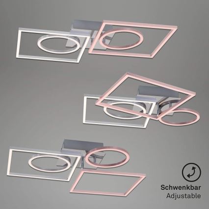 Briloner 3135-018 - Plafón LED regulable FRAME LED/43,8W/230V 3000K
