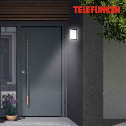 Briloner 313505TF - Aplique LED para exterior LED/15W/230V IP44 4000K negro