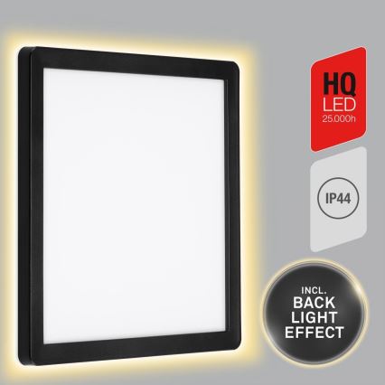 Briloner 313505TF - Aplique LED para exterior LED/15W/230V IP44 4000K negro