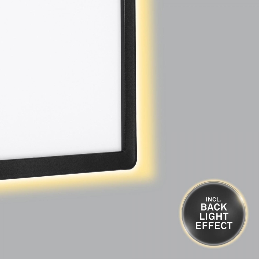 Briloner 313505TF - Aplique LED para exterior LED/15W/230V IP44 4000K negro