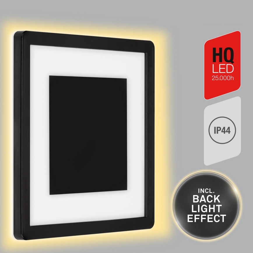 Briloner 315905TF - Aplique LED para exterior LED/15W/230V IP44 4000K negro