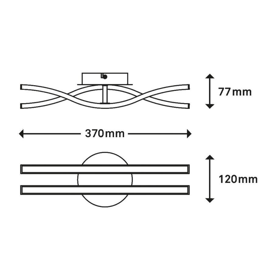 Briloner 3194-029 - Lámpara colgante LED GO 2xLED/6W/230V