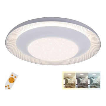 Briloner 3366-116 - LED Plafón regulable LED/24W/230V 3000K-65000K + mando a distancia