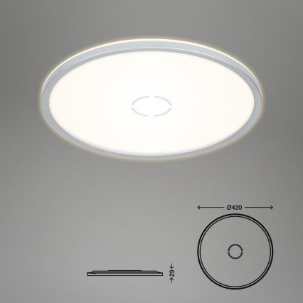 Briloner 3392-014 - Plafón LED FREE LED/22W/230V diá. 42 cm