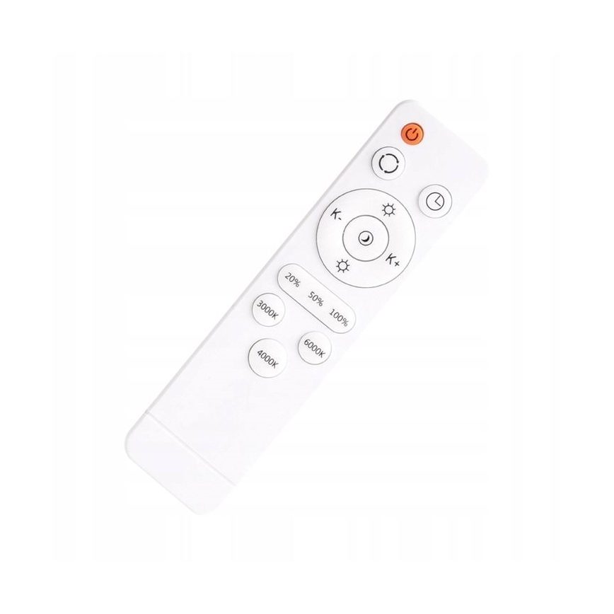Briloner 3430-015 - Plafón LED regulable MANNY LED/48W/230V + mando a distancia