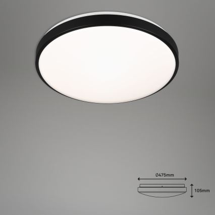 Briloner 3430-015 - Plafón LED regulable MANNY LED/48W/230V + mando a distancia