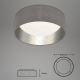 Briloner 3482014 - Plafón LED MAILA STARRY LED/12W/230V gris/plata