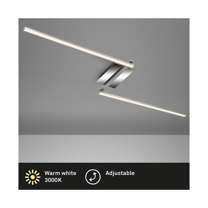 Briloner 3500-018 - Lámpara de techo LED STAFF 2xLED/6W/230V
