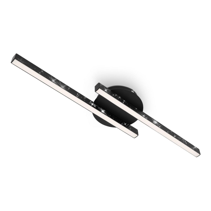 Briloner 3517-025 - Lámpara de techo LED REY 2xLED/6W/230V negro