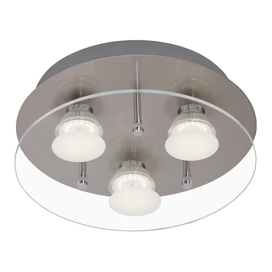 Briloner 3526-032 - Plafón LED regulable PARENTOS 3xGU10/5W/230V