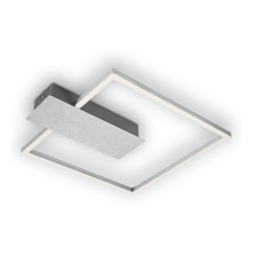 Briloner 3544-018 - Plafón LED regulable NICO LED/12W/230V cromo mate