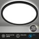 Briloner 3642-415 - Plafón LED de baño SLIM LED/19W/230V diá. 29 cm IP44 negro