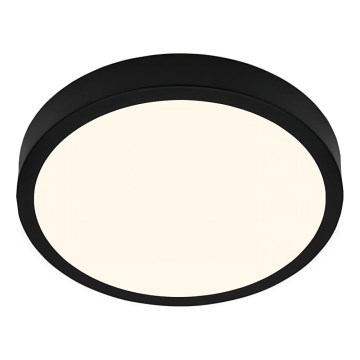 Briloner 3700-015 - Plafón LED RUNA LED/16W/230V 3000K diá. 28 cm negro