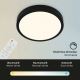 Briloner 3701-015 - Plafón LED regulable RUNA LED/18W/230V 2700-6500K + control remoto