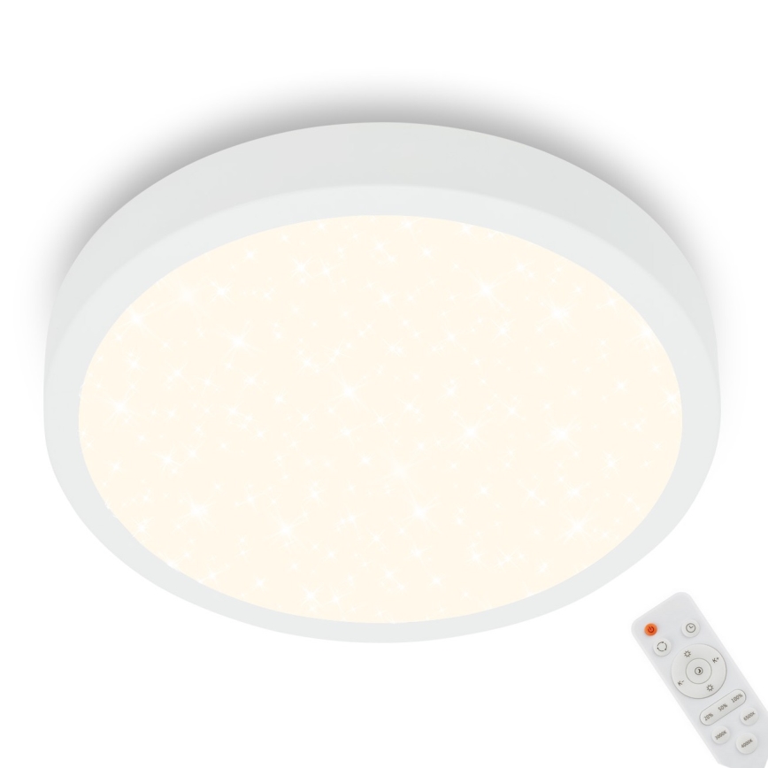 Briloner 3704-016 - Plafón LED regulable RUNA LED/22W/230V 2700-6500K blanco + control remoto
