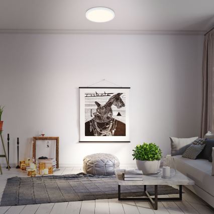 Briloner 3704-016 - Plafón LED regulable RUNA LED/22W/230V 2700-6500K blanco + control remoto