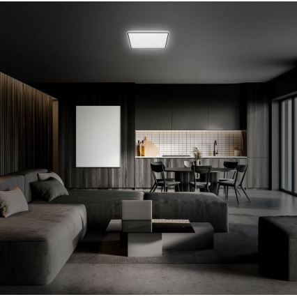Briloner 3749-415 - Plafón LED LINO LED/24W/230V negro