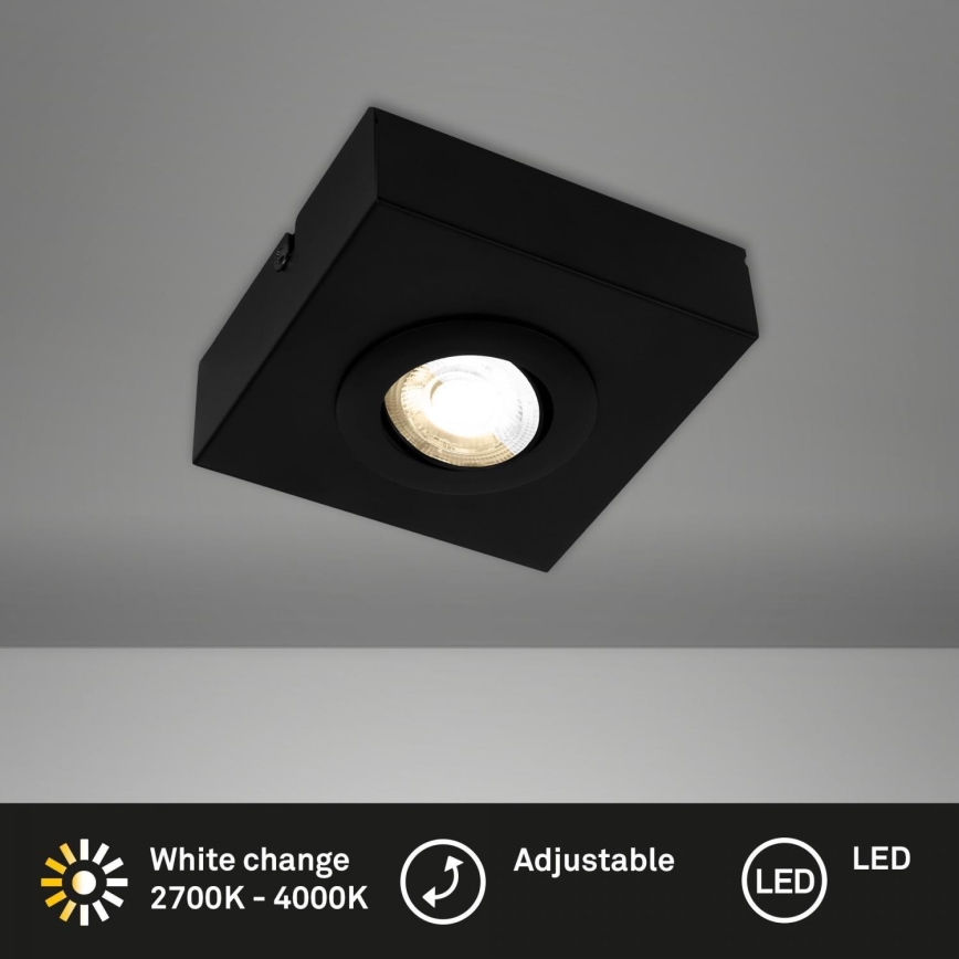 Briloner 3996015 - Foco LED CTS LED/4W/230V 2700/4000K negro