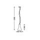 Briloner 4002-011 - Lámpara colgante CALICE 1xE27/40W/230V