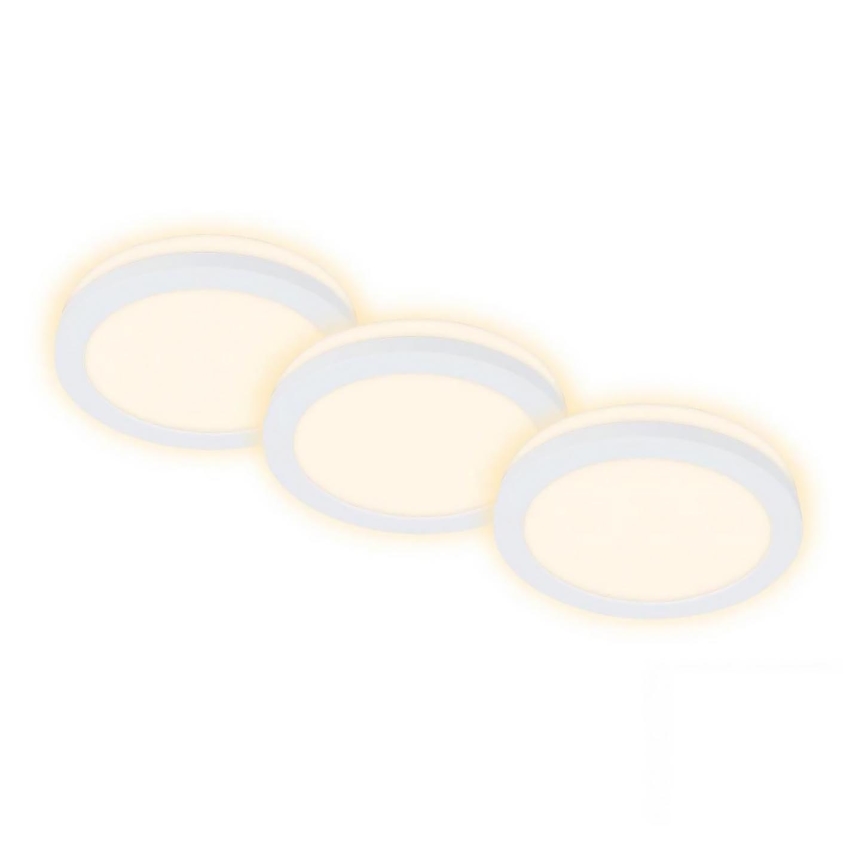Briloner 7055-036 - SET 3x Lámpara empotrable de baño LED LED/3W/230V IP44