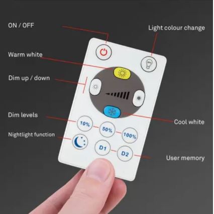 Briloner 7058-016 - Lámpara LED regulable SLIM LED/18W/230V 2700-6500K Wi-Fi Tuya + control remoto