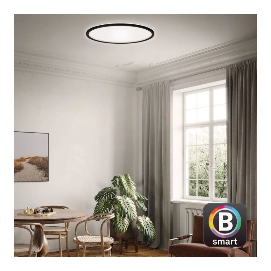 Briloner 7059-015 - Plafón LED regulable SLIM LED/22W/230V 2700-6500K Wi-Fi Tuya + control remoto