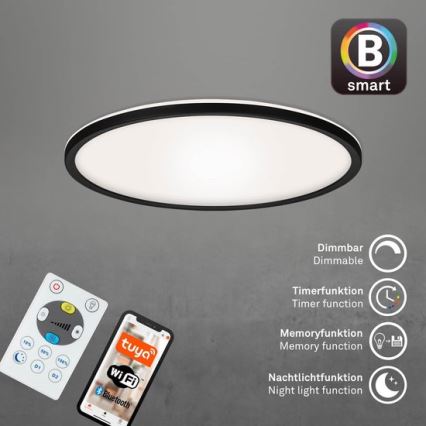 Briloner 7059-015 - Plafón LED regulable SLIM LED/22W/230V 2700-6500K Wi-Fi Tuya + control remoto