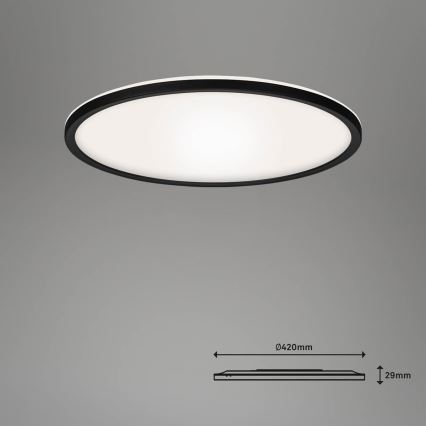 Briloner 7059-015 - Plafón LED regulable SLIM LED/22W/230V 2700-6500K Wi-Fi Tuya + control remoto