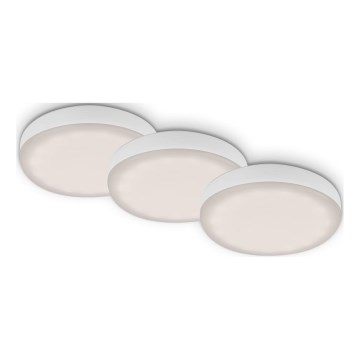 Briloner 7061-436 - SET 3x Lámpara empotrable de baño LED LED/3W/230V IP44