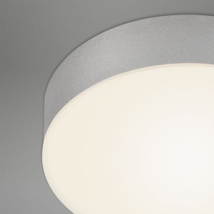 Briloner 7066-014 - Plafón LED FLAME LED/21W/230V 3000K plata diá. 28,7 cm