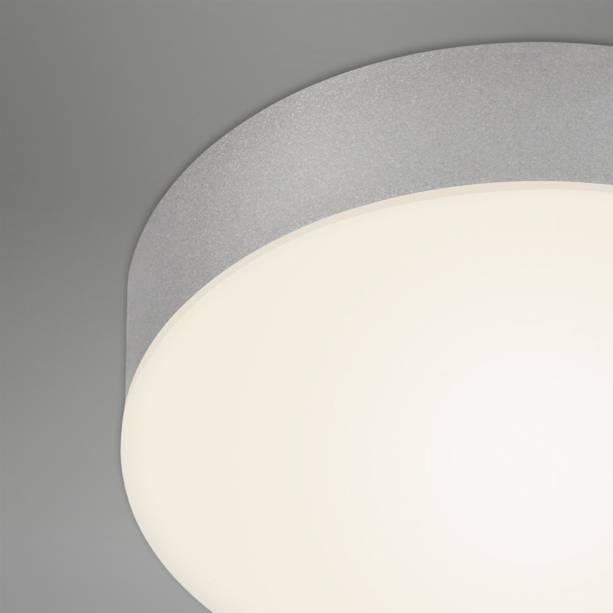 Briloner 7066-014 - Plafón LED FLAME LED/21W/230V 3000K plata diá. 28,7 cm