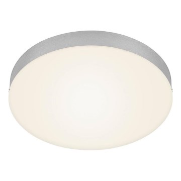 Briloner 7066-014 - Plafón LED FLAME LED/21W/230V 3000K plata diá. 28,7 cm
