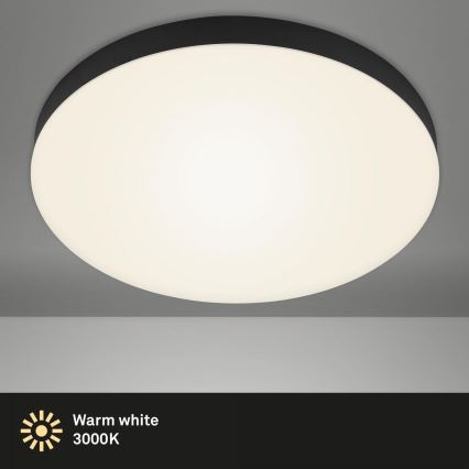 Briloner 7068-015 - Plafón LED FLAME LED/24,5W/230V 3000K negro