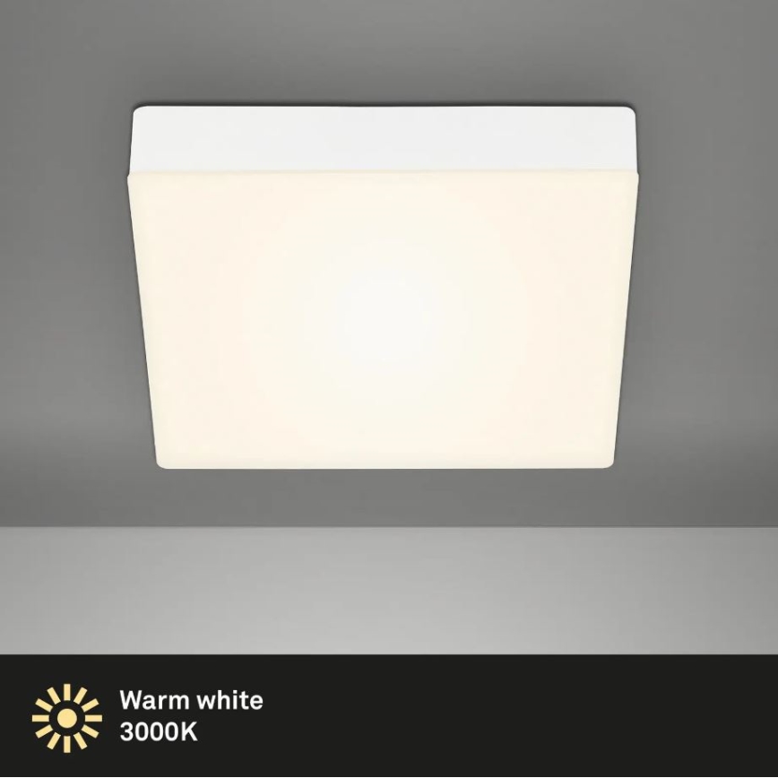 Briloner 7070-016 - Plafón LED FLAME LED/16W/230V blanco