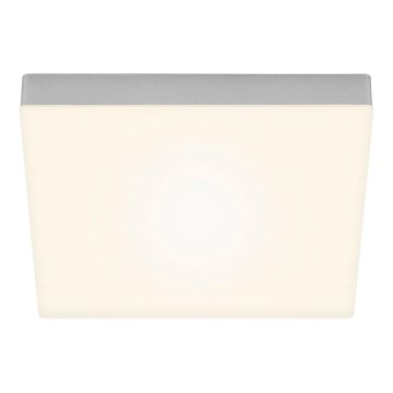 Briloner 7071-014 - Plafón LED FLAME LED/21W/230V 3000K 28,7x28,7 cm plata
