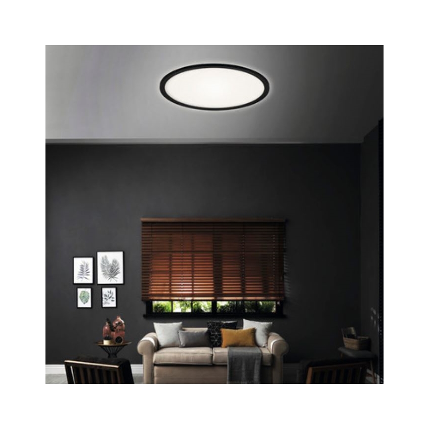 Briloner 7079-015 - Plafón LED regulable SLIM LED/18W/230V 2700-6500K + control remoto