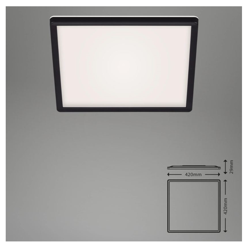 Briloner 7082-015 - Plafón LED regulable SLIM LED/22W/230V 2700-6500K + mando a distancia