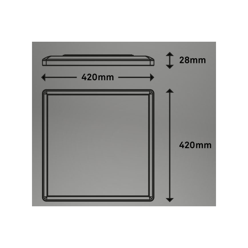 Briloner 7091-416 - Plafón LED RGBW regulable SLIM LED/22W/230V + control remoto