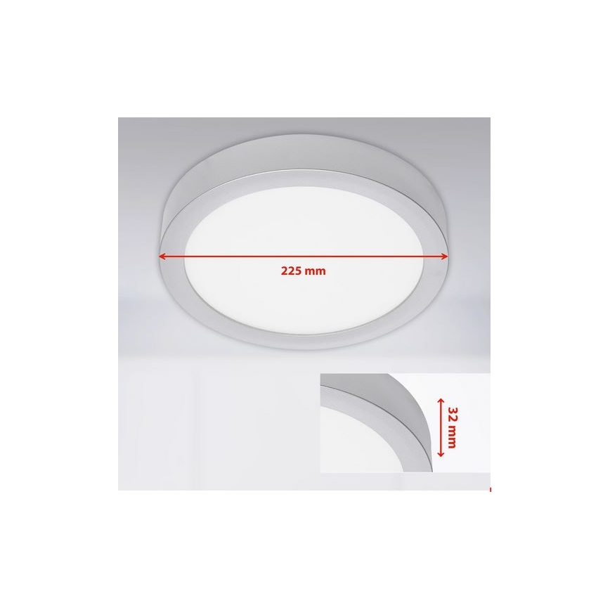 Briloner 7117-414 - Plafón LED FIRE LED/16,5W/230V 4000K