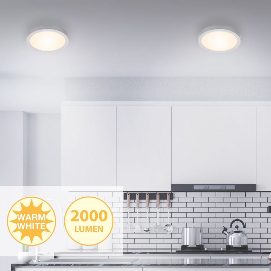Briloner 7141-014 - Plafón LED FIRE LED/21W/230V 3000K