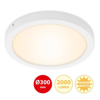 Briloner 7141-016 - Plafón LED FIRE LED/21W/230V