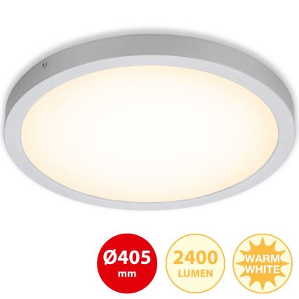 Briloner 7143-014 - Plafón LED FIRE LED/24,5W/230V 3000K