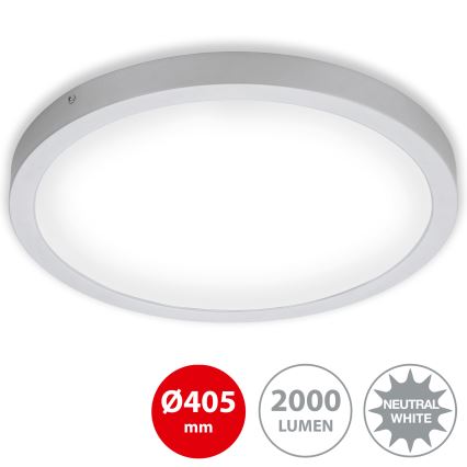 Briloner 7143-414 - Plafón LED FIRE LED/24,5W/230V 4000K