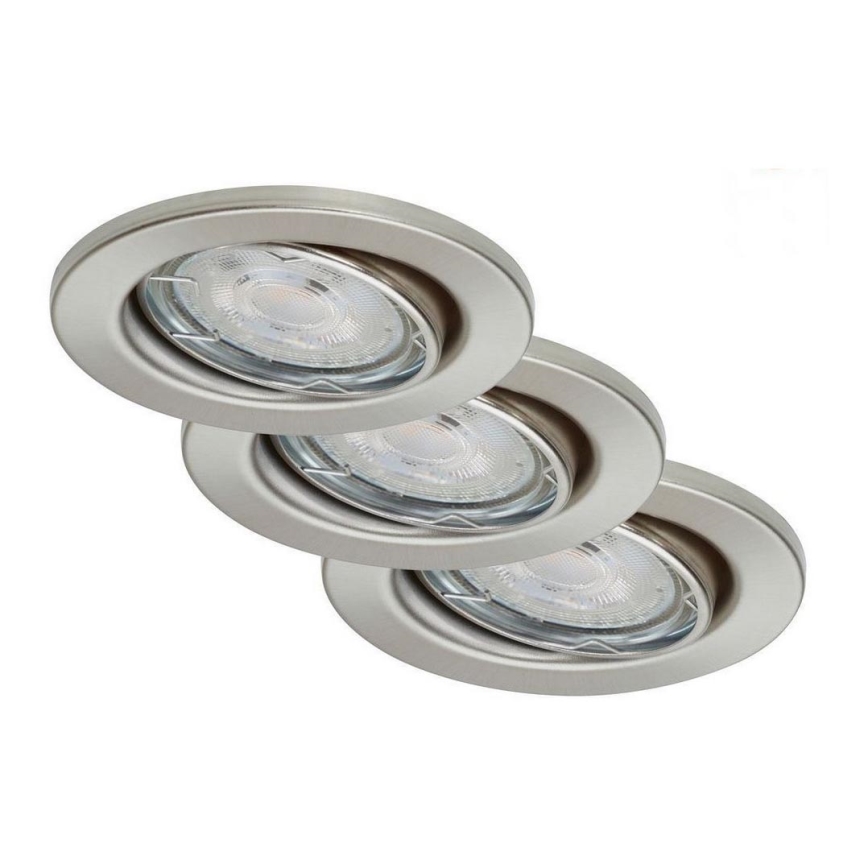 Briloner 7148-032-SET 3xLED Lámpara de baño regulable 1xGU10/5W/230V IP23